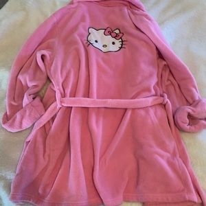 Pink Hello Kitty bath robe